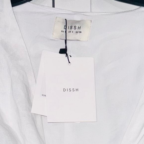 DISSH Hallie White Linen Top - Picture 7 of 7